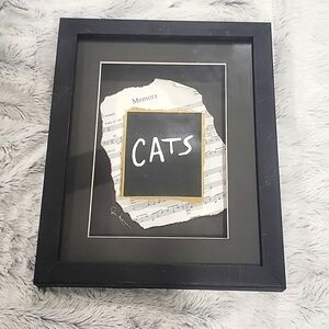 Cats Framed Art Memorabilia Signed by Je'NeNe Enderle